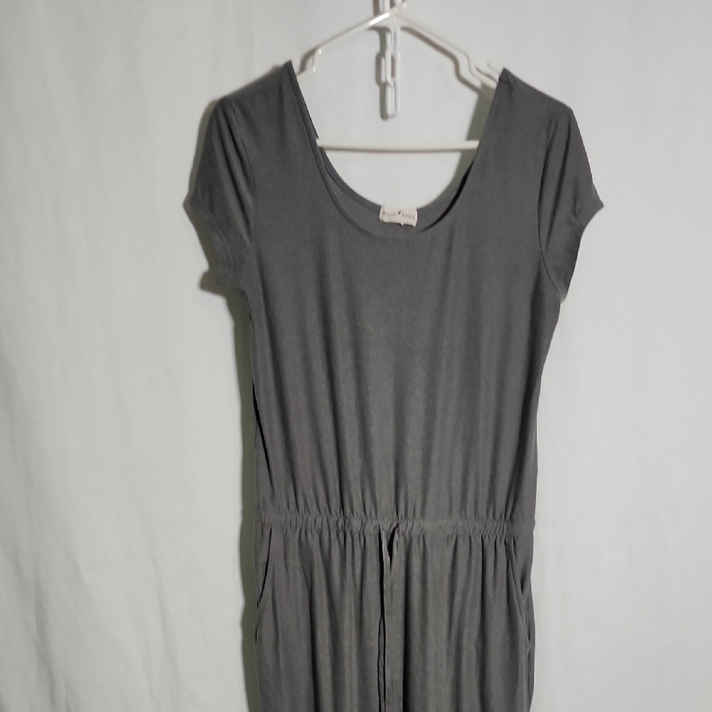 Derek Heart Gray Jumpsuit